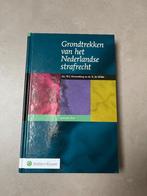 Grondtrekken van het Nederlands strafrecht, Boeken, Studieboeken en Cursussen, Ophalen of Verzenden, Wolters Kluwer, Alpha, WO