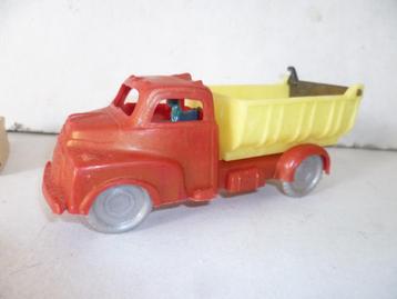 Polyet kunststof vrachtauto in doos 14cm modelauto 60/70er j beschikbaar voor biedingen