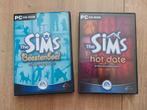 The sims uitbreidingen Beestenboel en Hot date, 1 speler, Ophalen of Verzenden, Zo goed als nieuw, Vanaf 7 jaar
