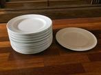 18 grote witte diner borden Churchill diameter 18 cm, Antiek en Kunst, Ophalen