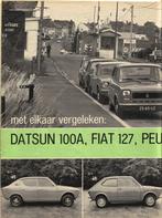 Autokampioen multitest Datsun Fiat Peugeot Renault 1973, Gelezen, Peugeot, Ophalen of Verzenden