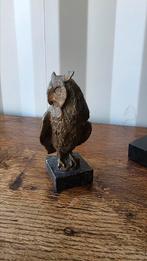 Brons uiltje Maurice den Boer, Antiek en Kunst, Kunst | Beelden en Houtsnijwerken, Ophalen of Verzenden