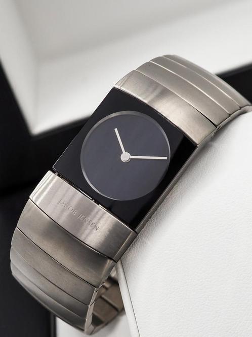 Nieuw in Doos - Jacob Jensen Horloge Sapphire 580 Titanium, Antiek en Kunst, Antiek | Klokken, Ophalen of Verzenden