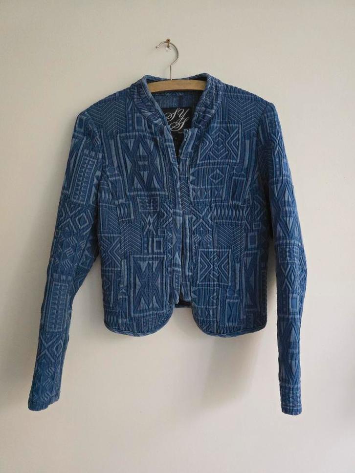 Jasje van Steps, Kleding | Dames, Jasjes, Kostuums en Pakken, Zo goed als nieuw, Jasje, Maat 36 (S), Blauw, Verzenden