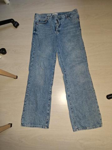 Blauwe spijkerbroek met wijde pijp MNG Denim maat 44 beschikbaar voor biedingen
