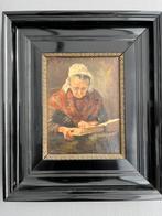 Simon Duiker ‘Lezende vrouw’ Larense School, Antiek en Kunst, Ophalen of Verzenden