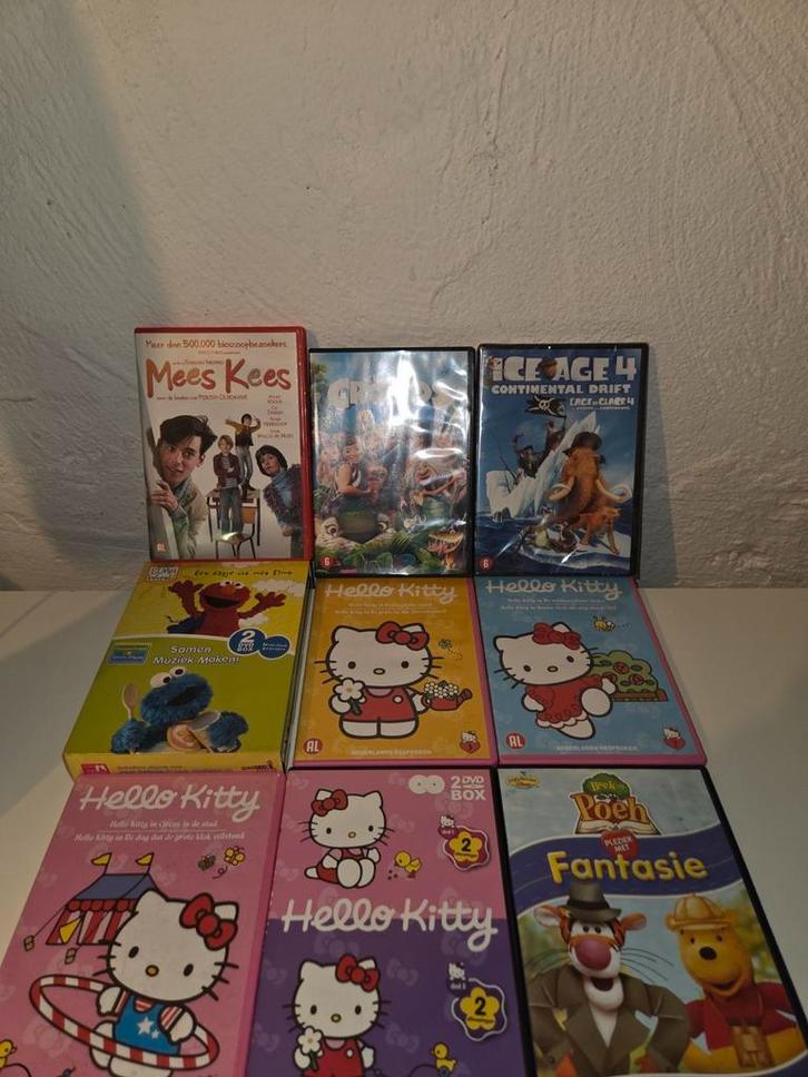 DVD Collectie - Mees Kees, Ice Age, Hello Kitty, etc., Cd's en Dvd's, Dvd's | Kinderen en Jeugd, Zo goed als nieuw, Film, Avontuur