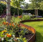 Cortenstaal borderranden kantopsuitingen, Tuin en Terras, Bloembakken en Plantenbakken, Ophalen, Zo goed als nieuw, Metaal, Binnen