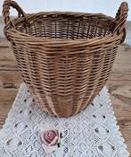 Rieten mandje, prullenbak, bloempot, brei / haak mandje, Ophalen of Verzenden