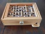 Vintage Labyrinth doolhof knikkerspel van hout Ehv geldrop, Ophalen of Verzenden, Zo goed als nieuw