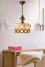 Vintage  hanglamp, Ophalen of Verzenden, Zo goed als nieuw, Glas, Minder dan 50 cm