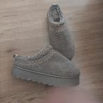 Nieuwe warme gevoerde teddy pantoffels maat 40, Bruin, Nieuw, Ophalen of Verzenden, Pantoffels of Sloffen