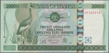Uganda 20.000 shillings 2009 UNC p.46d (# 799) beschikbaar voor biedingen