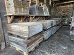 Steenplaten grote partij - Kisten - Vaten, Doe-het-zelf en Verbouw, Hout en Planken, Gebruikt, Minder dan 25 mm, Verzenden, Pallet