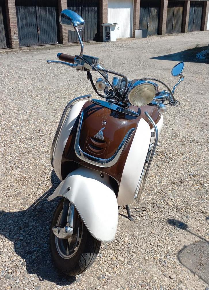 Retro scooter., Fietsen en Brommers, Scooters | Overige merken, Gebruikt, Benzine, Ophalen