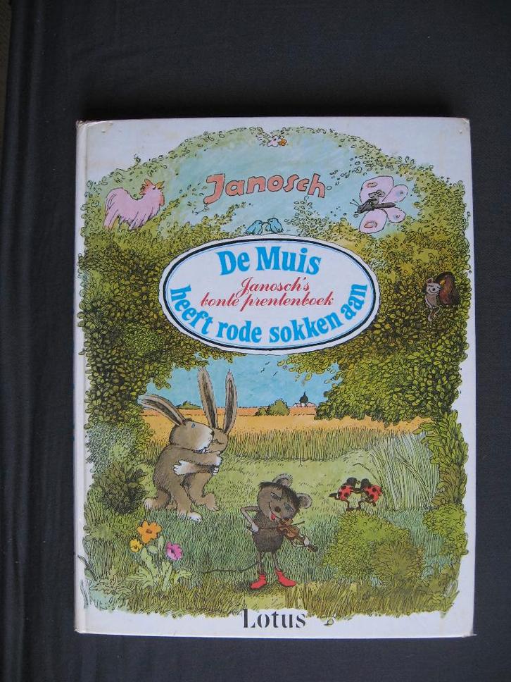 Janosch - De Muis heeft rode sokken aan (bont prentenboek), Boeken, Kinderboeken | Jeugd | onder 10 jaar, Gelezen, Fictie algemeen