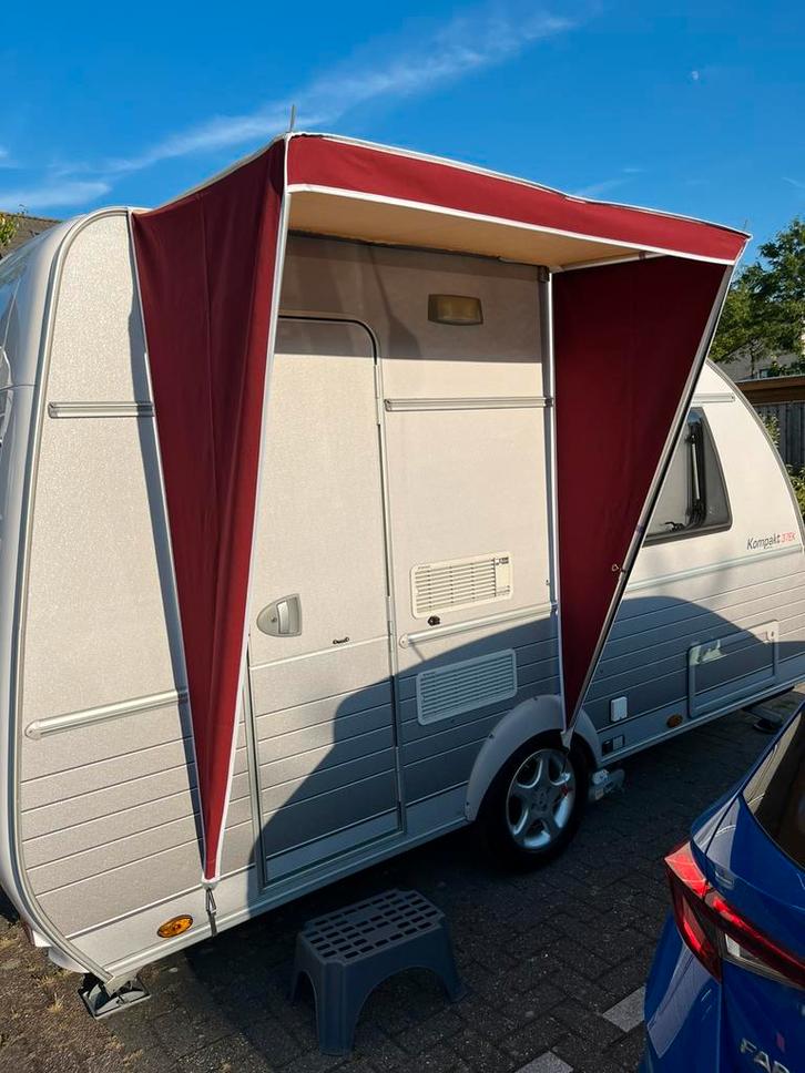 Instap luifel van der Horn  - eigenlijk gewoon nieuw, Caravans en Kamperen, Tenten, Zo goed als nieuw, Ophalen of Verzenden