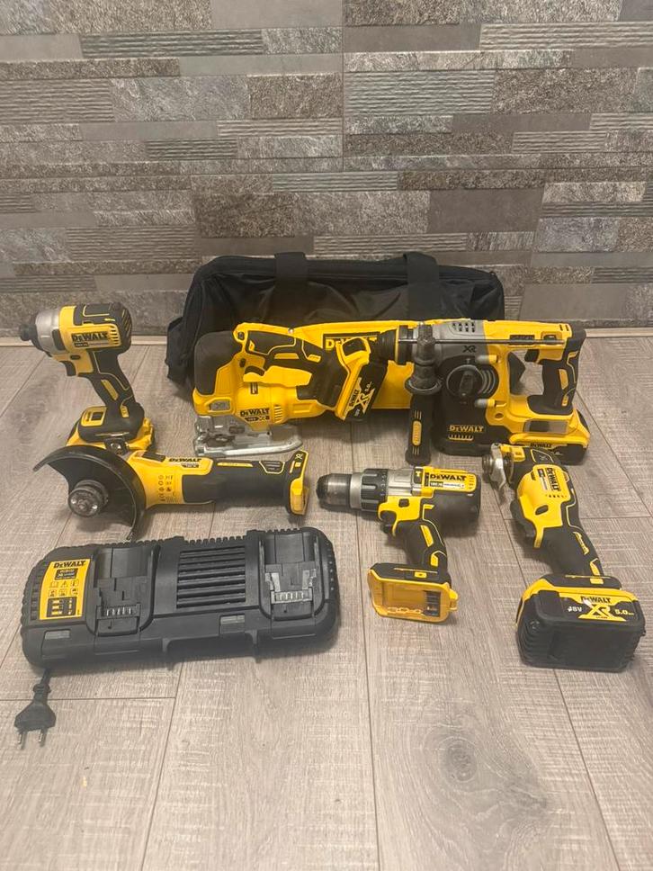 DeWALT XR 18v set, Doe-het-zelf en Verbouw, Gereedschap | Overige machines, Gebruikt, Ophalen of Verzenden