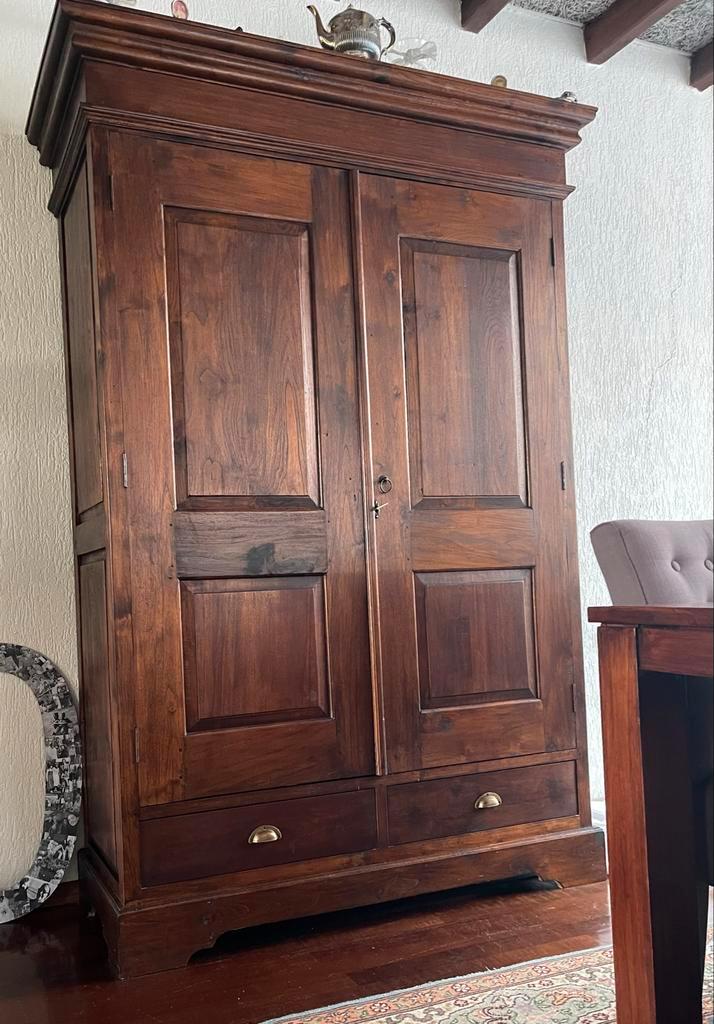Mooie eikenhouten kast tegen elk aannemelijk bod, Huis en Inrichting, Kasten | Kledingkasten, Gebruikt, 200 cm of meer, 100 tot 150 cm