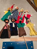 Poppenkast poppen , hout, Kinderen en Baby's, Speelgoed | Houten speelgoed, Ophalen