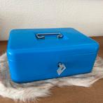 Prachtige grote geldkist met handig sorteervakken en sleutel, Verzamelen, Spaarpotten, Ophalen of Verzenden, Zo goed als nieuw