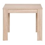 Eetkamertafel Sepp - eikenkleur - 75x80x80 cm leen bakker., Huis en Inrichting, Tafels | Eettafels, Ophalen, Overige materialen