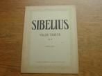 SIBELIUS - VALSE TRISTE - OP.44 -PIANO, Ophalen of Verzenden, Gebruikt, Klassiek, Piano