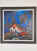 XL modern schilderij Theo van der Horst olieverf doek  ‘74, Ophalen