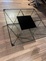 Vintage Salontafel Paola Piva 'Alanda' staal vierkant, Ophalen, Gebruikt, 50 tot 100 cm, Vierkant