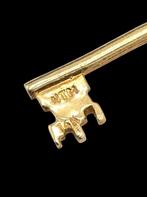 14 karaats gouden geluks Sleutel ketting Hanger, Overige voorstellingen, Verzenden, ., Zo goed als nieuw