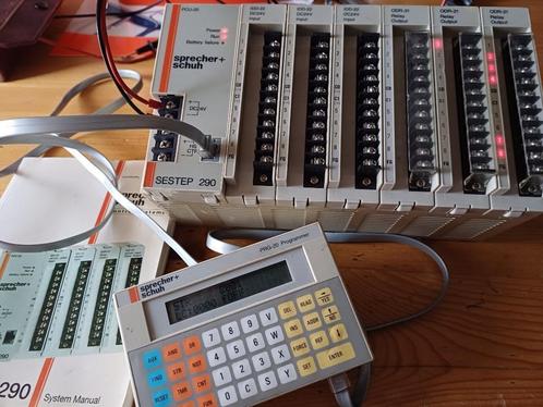 Sprecher&Schuh plc Sestep 290 incl programmer en boekje, Hobby en Vrije tijd, Elektronica-componenten, Gebruikt, Ophalen of Verzenden
