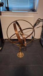 Koperen zonnewijzer met standaard., Tuin en Terras, Zonnewijzers, Ophalen