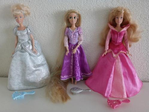 Disney Park Collection: Assepoester, Rapunzel en Doornroosje, Verzamelen, Poppen, Zo goed als nieuw, Pop, Ophalen of Verzenden