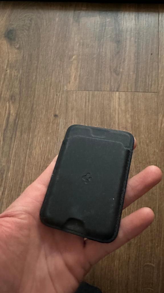 Spigen MagSafe Card Holder, z.g.a.n., Sieraden, Tassen en Uiterlijk, Portemonnees, Zo goed als nieuw, Overige merken, Zwart, Ophalen of Verzenden