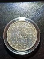Zilveren gulden 1912 Wilhelmina, Postzegels en Munten, Munten | Nederland, 1 gulden, Zilver, Ophalen of Verzenden, Koningin Wilhelmina