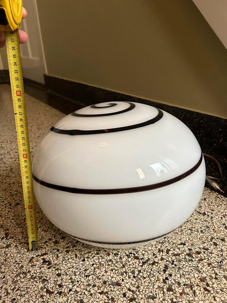 ILU di Vetro Zebra Glazen Lamp - Uniek Design, Huis en Inrichting, Lampen | Vloerlampen, Zo goed als nieuw, Minder dan 100 cm