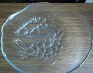 glazen schaal mond geblazen schaal "fruit decoratie"  beschikbaar voor biedingen