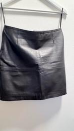 Zwarte leren rok - Maat XS, Kleding | Dames, Rokken, Ophalen of Verzenden, Maat 34 (XS) of kleiner, Zwart