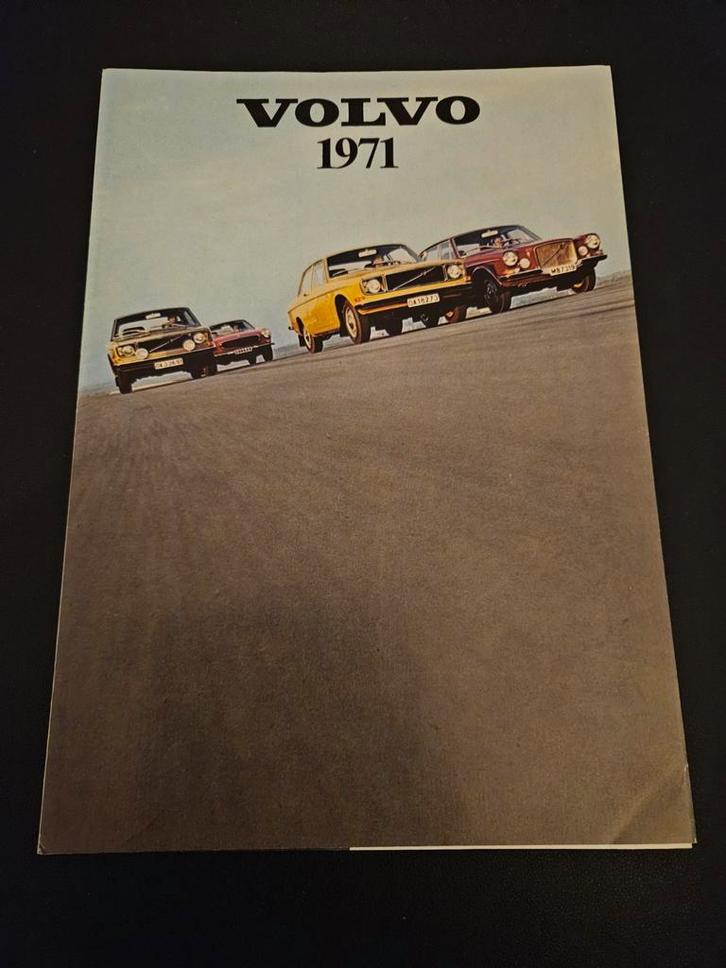 Brochure Volvo 1971 oa 1800 E, Boeken, Auto's | Folders en Tijdschriften, Zo goed als nieuw, Volvo, Ophalen of Verzenden
