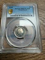 Juliana proof PR67CAM 1966 25 cent pcgs, Ophalen of Verzenden, Koningin Juliana, 25 cent, Losse munt