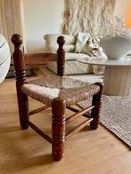 Brutalistische art deco haardstoel stijl Charles Dudouyt, Ophalen of Verzenden