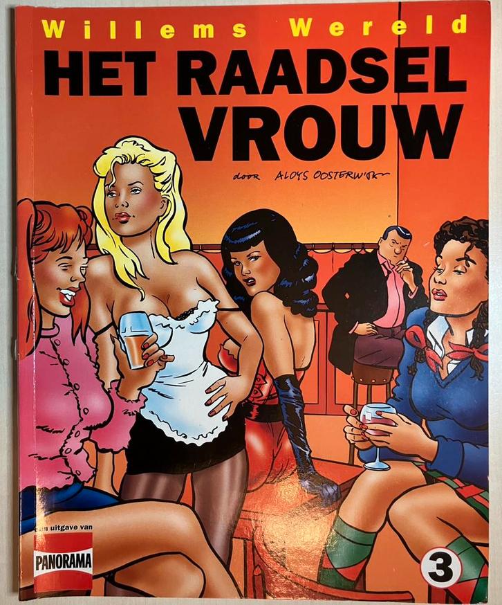 Willems Wereld, Het Raadsel Vrouw, Aloys Oosterwijk, deel 3, Boeken, Stripboeken, Gelezen, Eén stripboek, Ophalen of Verzenden