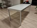 Stevige Witte Eettafel / white table, Huis en Inrichting, Tafels | Eettafels, Ophalen, Gebruikt, 50 tot 100 cm, Vijf personen of meer