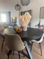 4x Velvet Stoelen - Stijlvol en Comfortabel!, Ophalen, Overige kleuren, Zo goed als nieuw, Vier