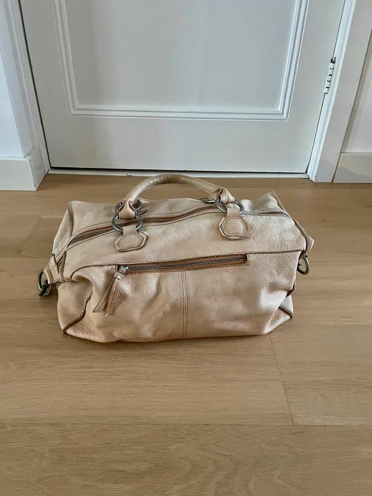 Mooie Koeka verzorgingstas luiertas Sorrento naturel leer, Kinderen en Baby's, Luiertassen, Gebruikt, Ophalen of Verzenden