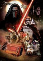 Star Wars VII XL Poster - Characters Montage, Rechthoekig Staand, Nieuw, Ophalen of Verzenden, A1 t/m A3