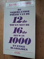 Gerrit komrij de Nederlandse poëzie van de twaalfde tot  de, Ophalen of Verzenden, Zo goed als nieuw