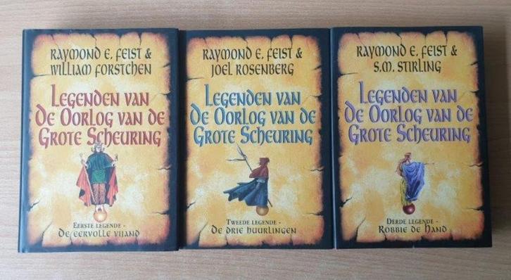 Raymond E. Feist - Legenden v/d Oorlog v/d Grote Scheuring, Boeken, Fantasy, Gelezen, Ophalen of Verzenden