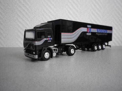 Albedo / Herpa Volvo F16 demo trailer, Hobby en Vrije tijd, Modelauto's | 1:87, Zo goed als nieuw, Bus of Vrachtwagen, Herpa, Ophalen of Verzenden