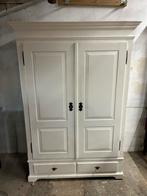 Kast Landelijke 2 drs kast wit demontabel kledingkast, Ophalen, M, 150 tot 200 cm, M